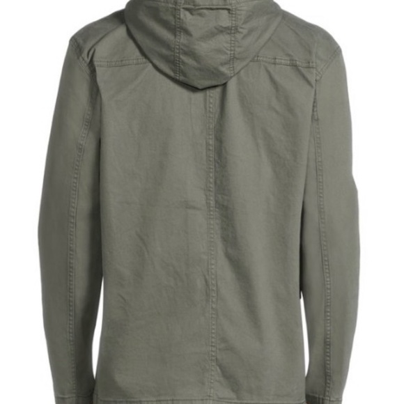 Mens Field Jacket, Stretch, Stow Away Hood - Picture 4 of 16